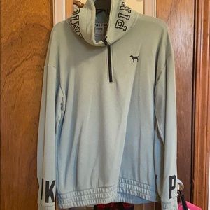 Pink Half way zip up sweater